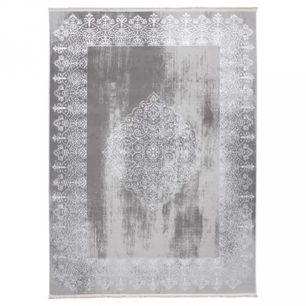 ModernýkoberecsivejfarbysorientálnymvzorombielejfarbyŠírka:80cm|Dĺžka:150cm56615_115493