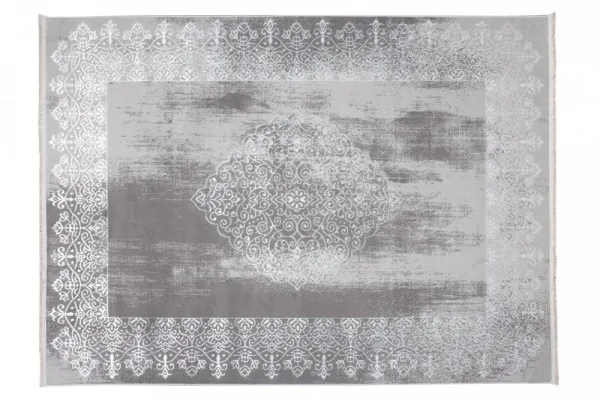 ModernýkoberecsivejfarbysorientálnymvzorombielejfarbyŠírka:80cm|Dĺžka:150cm56615_115493