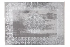ModernýkoberecsivejfarbysorientálnymvzorombielejfarbyŠírka:80cm|Dĺžka:150cm56615_115493