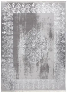 ModernýkoberecsivejfarbysorientálnymvzorombielejfarbyŠírka:80cm|Dĺžka:150cm56615_115493