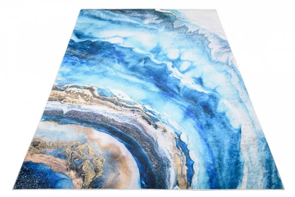 ModernýmodrýkoberecsabstraktnýmvzoromŠírka:80cm|Dĺžka:150cm56759_115936