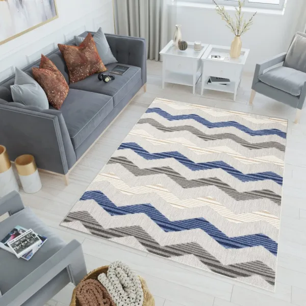 PruhovanýterasovýkoberecsivejfarbyŠírka:80cm|Dĺžka:200cm67116_121208