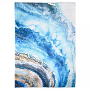 ModernýmodrýkoberecsabstraktnýmvzoromŠírka:80cm|Dĺžka:150cm56759_115936