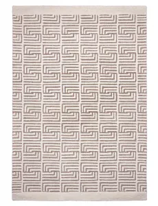 DizajnovývlnenýkoberecvbéžovokrémovomprevedeníAlsterŠírka:80cm|Dĺžka:150cm67614_122999