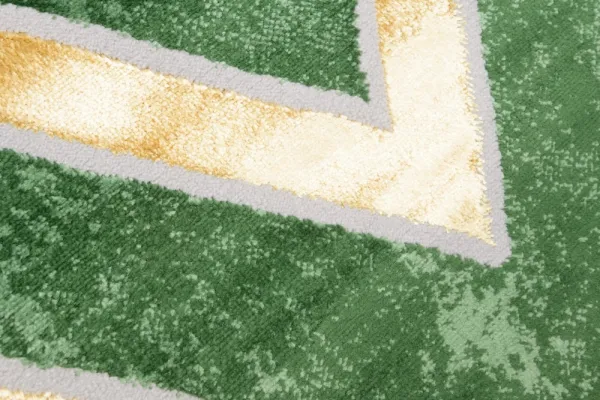 ZaujímavýzelenýkoberecsozlatýmvzoromkosoštvorcovŠírka:140cm|Dĺžka:200cm56535_115783