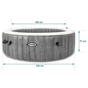 Intex Vírivý bazén PureSpa Bubble Greywood Deluxe 6 - 28442