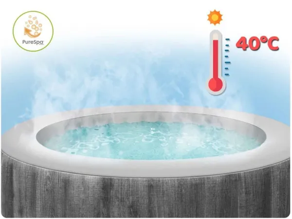 Intex Vírivý bazén PureSpa Bubble Greywood Deluxe 6 - 28442