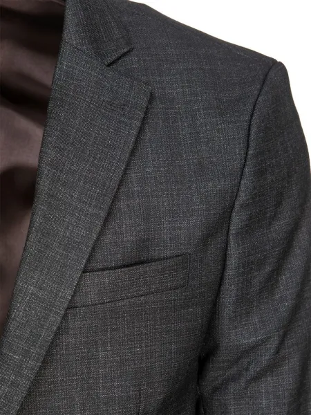 Pánske elegantné sako na gombíky šedé