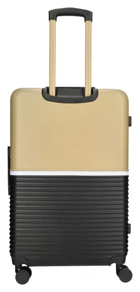Veľký cestovný kufor Enrico Benetti Princetown L Black/Camel