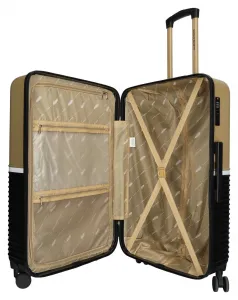 Veľký cestovný kufor Enrico Benetti Princetown L Black/Camel