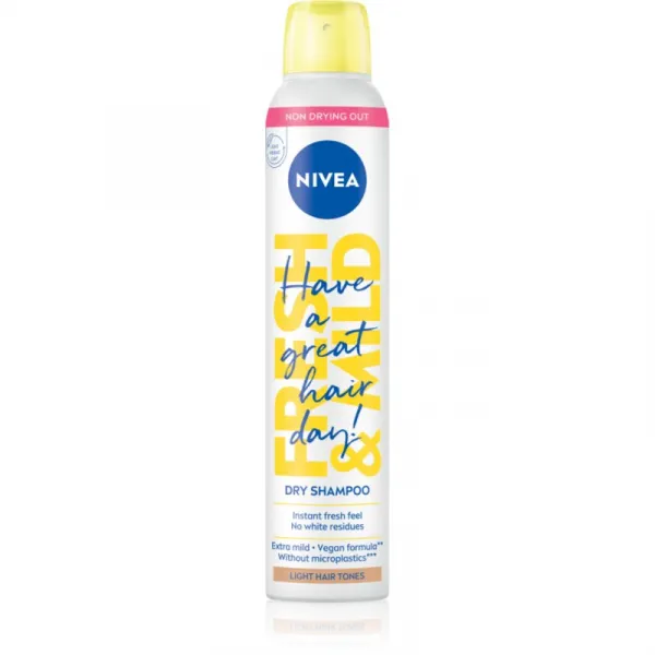 NIVEA Fresh Revive suchý šampón pre zväčšenie objemu Light Tones 200 ml