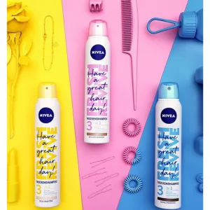 NIVEA Fresh Revive suchý šampón pre zväčšenie objemu Light Tones 200 ml