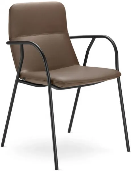LD SEATING Konferenčné kreslo FLEXI LIGHT, CHL-N1, čierna podnož