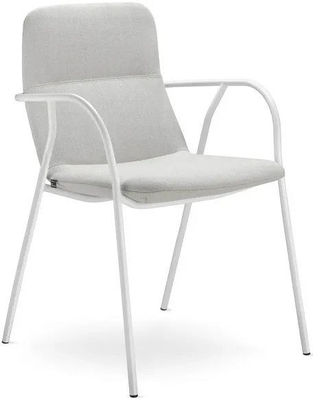 LD SEATING Konferenčné kreslo FLEXI LIGHT, CHL-N0, biela podnož