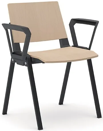 MULTISED Konferenčná stolička BZJ 187D drevená