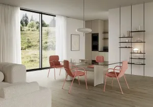 LD SEATING Konferenčné kreslo FLEXI LIGHT, CHL-N15, modrá podnož