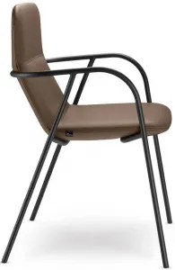LD SEATING Konferenčné kreslo FLEXI LIGHT, CHL-N1, čierna podnož