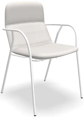 LD SEATING Konferenčné kreslo FLEXI LIGHT, CHL-N0, biela podnož