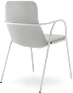 LD SEATING Konferenčné kreslo FLEXI LIGHT, CHL-N0, biela podnož