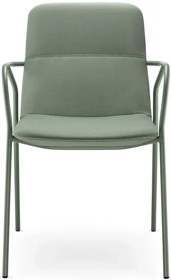 LD SEATING Konferenčné kreslo FLEXI LIGHT, CHL-N12, zelená podnož
