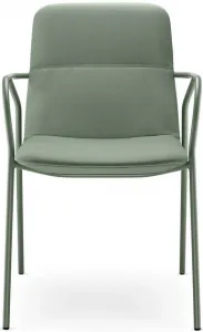 LD SEATING Konferenčné kreslo FLEXI LIGHT, CHL-N12, zelená podnož