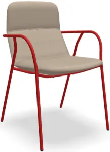 LD SEATING Konferenčné kreslo FLEXI LIGHT, CHL-N14, signálna červená podnož