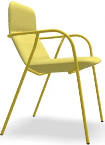 LD SEATING Konferenčné kreslo FLEXI LIGHT, CHL-N15, žltá podnož