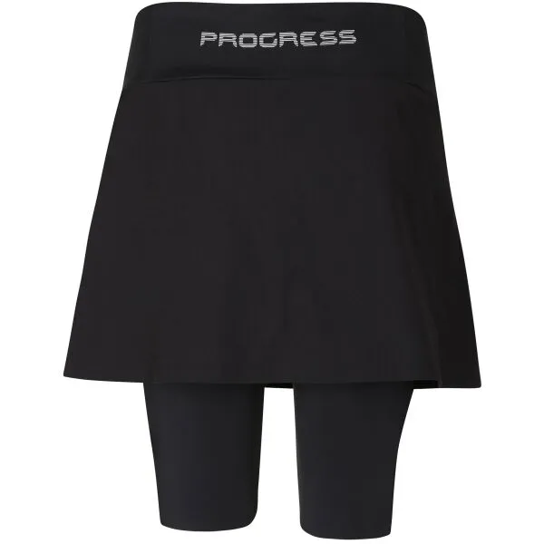 PROGRESS VUELTA SKIRT Dámska cyklistická sukňa, čierna, veľkosť