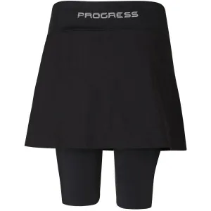 PROGRESS VUELTA SKIRT Dámska cyklistická sukňa, čierna, veľkosť