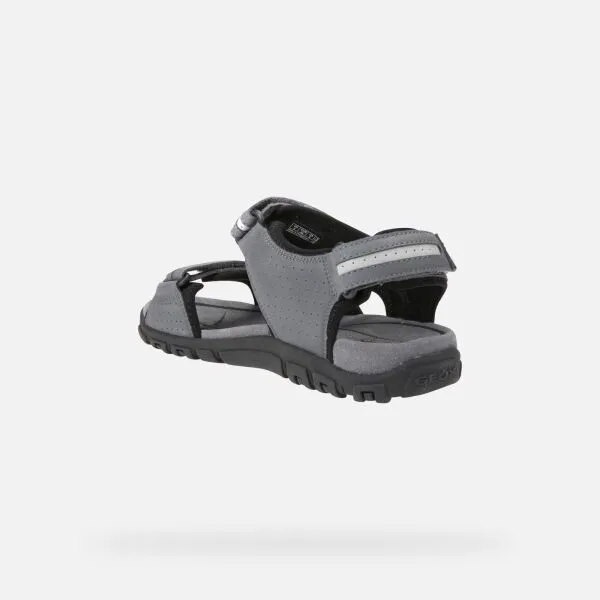 Geox UOMO SANDAL Pánske sandále, sivá, veľkosť