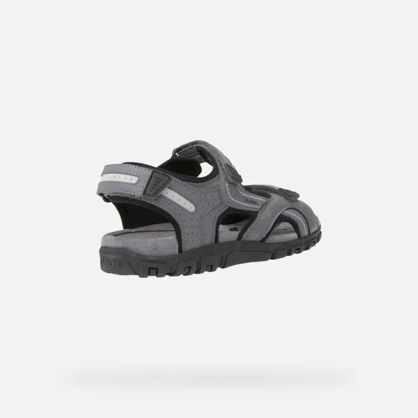 Geox UOMO SANDAL Pánske sandále, sivá, veľkosť
