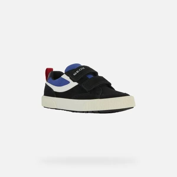 Black boys' sneakers Geox Alphabeet - Boys