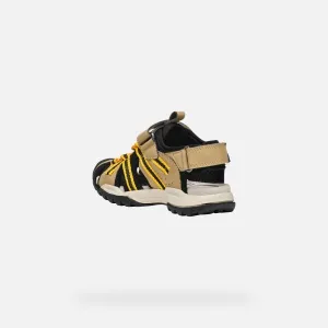 Beige boys' sandals Geox Borealis - Boys