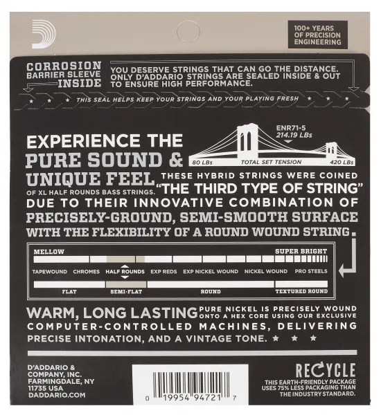 D'Addario ENR71-5
