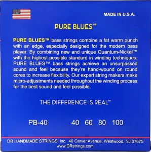 DR Strings Pure Blues PB-40