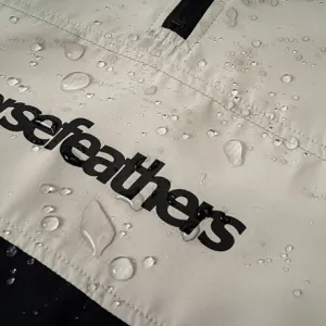 HORSEFEATHERS Bike bunda Hill - black/silver birch GRAY velikost M