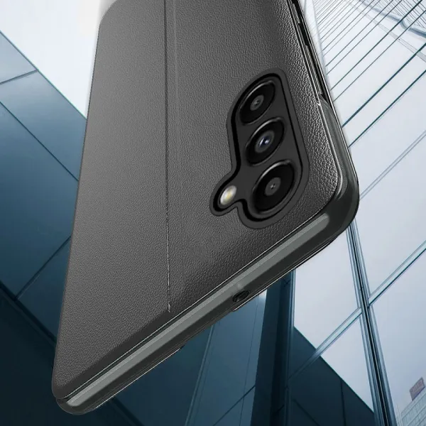 MG Eco Leather View knižkové puzdro na Samsung Galaxy A14, čierne