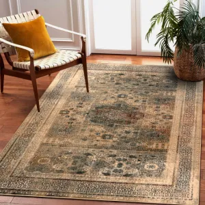 Koberec OMEGA MAMLUK Rozeta vintage krémový
