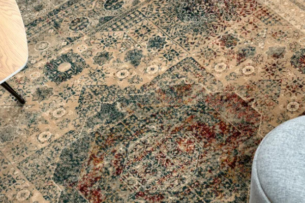 Koberec OMEGA MAMLUK Rozeta vintage krémový