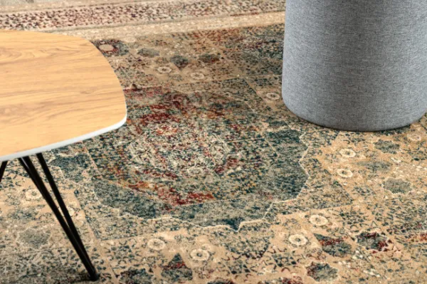 Koberec OMEGA MAMLUK Rozeta vintage krémový