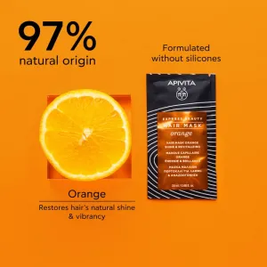 Apivita Express Beauty Hair mask Shine Orange revitalizačná maska na vlasy 20 ml