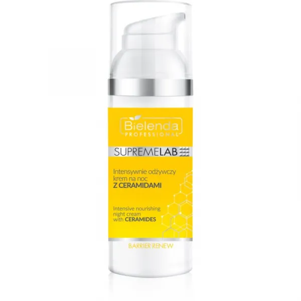 Bielenda Professional Supremelab Barrier Renew intenzívne vyživujúci nočný krém s ceramidmi 50 ml