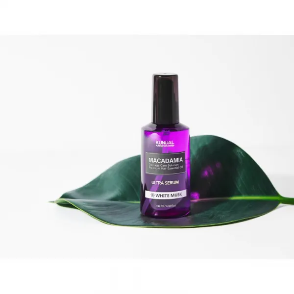 KUNDAL Macadamia Ultra Serum White Musk regeneračné olejové sérum pre poškodené vlasy 100 ml