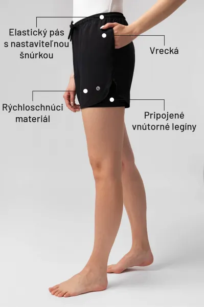 LELOSI Šortky s legínami Alenka M