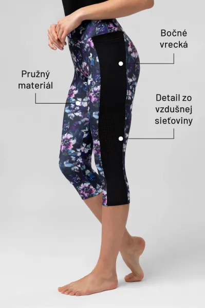 LELOSI Legíny AirMesh capri Voavah MEDIUM
