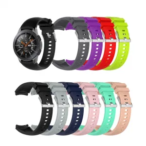 BStrap Silicone Davis remienok na Samsung Gear S3, red (SSG008C06)