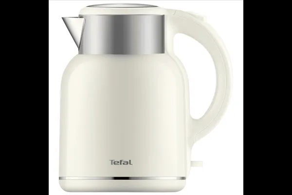 Rýchlovarná kanvica Tefal Thermo Protect XL KO190AE0 Nerezová/Biela