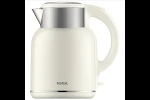Rýchlovarná kanvica Tefal Thermo Protect XL KO190AE0 Nerezová/Biela
