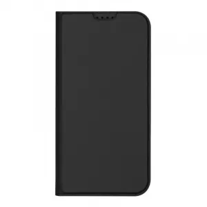 Dux Ducis Skin Pro knižkové puzdro na iPhone 16, čierne
