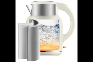 Rýchlovarná kanvica Tefal Thermo Protect XL KO190AE0 Nerezová/Biela